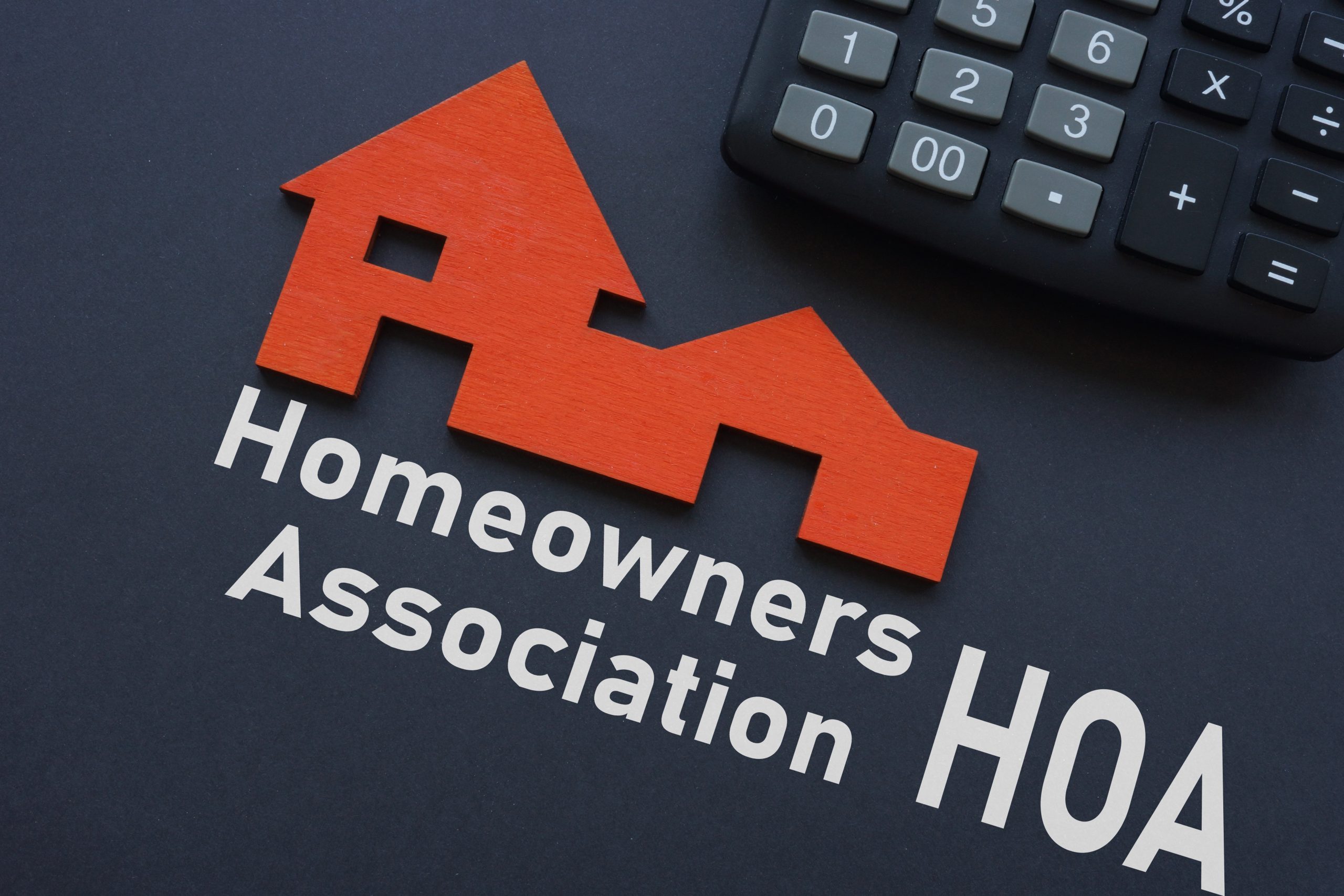 real_estate_law Homeowners Association HOA is shown using a text